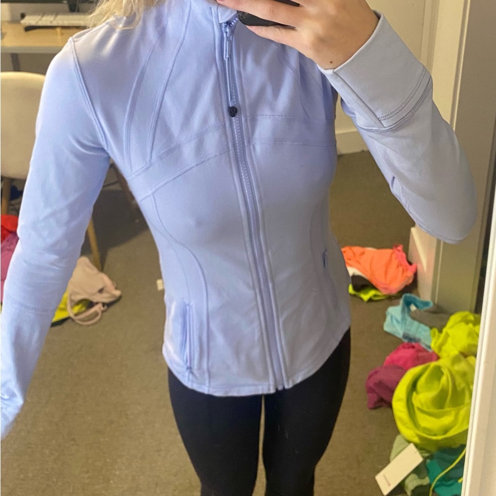 PASTEL BLUE DEFINE JACKET